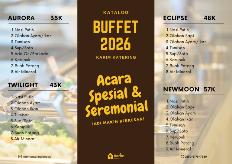 Prasmanan Buffet Karim Depok Sept
